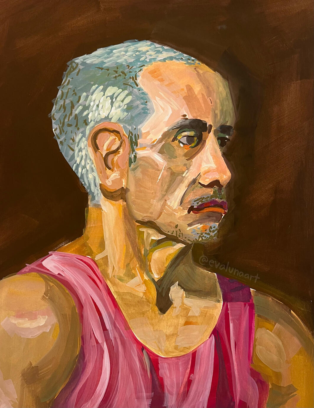 Gouache Portrait