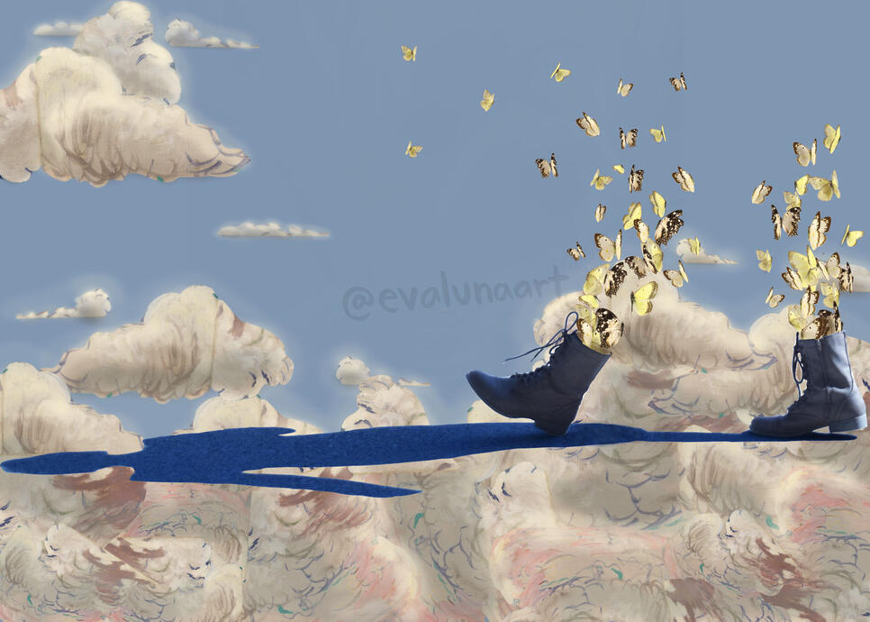 Butterfly Digital Collage